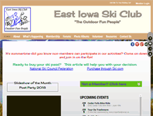 Tablet Screenshot of eastiowaskiclub.com